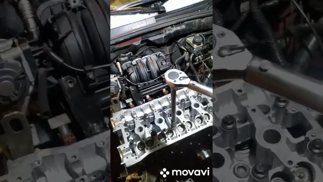 замена прокладки ГБЦ Шевроле Лачетти 1.6