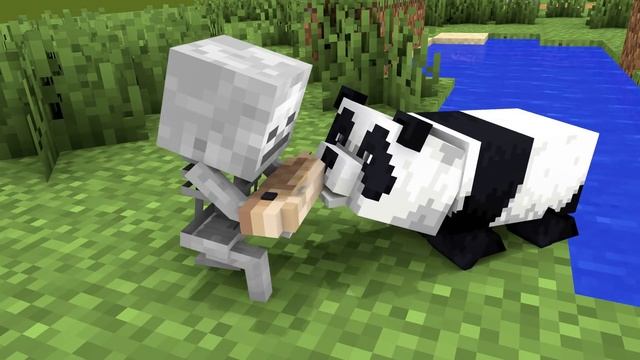 Monster School : Good Boy and Bad Girl Baby Skeleton - Sad Story - Minecraft Animation смотреть онлайн