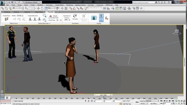 Tips & Tricks Autodesk 3ds Max Design 2014: Populate tips #5:Creating character snapshot смотреть онлайн