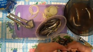 Вкуснейший закусон из хамсы черноморской.Пряный посол.