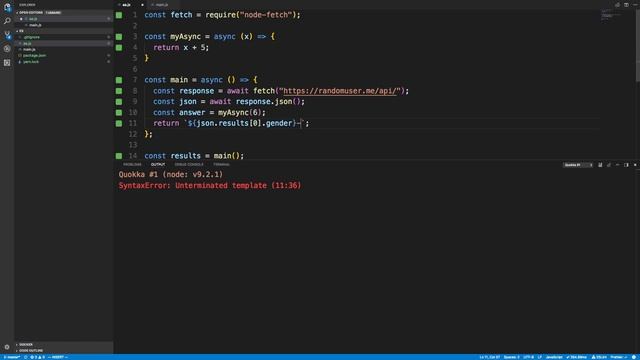 Javascript: Async and Await смотреть онлайн