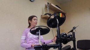 "Прощание Славянки" на БАРАБАНАХ в рок-н-ролле 🥁🪘 #шок #барабанщица #барабаны