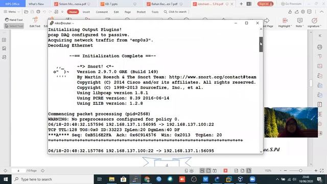 Pembahasan lab 7. Menganalisis Sistem Pendeteksi Dan Penahan Serangan Yang Masuk Ke Jaringan Snort смотреть онлайн