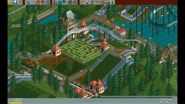 Играем в Roller Coaster Tycoon №3 смотреть онлайн