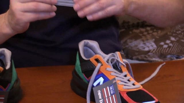 Обзор кроссовок New Balance 990 x DTLR, NB 990v5, Очередной яркий и прикольный коллаб 2019 года смотреть онлайн