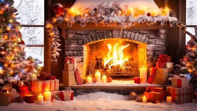 Новогодняя мелодия 50.Рождественский камин смотреть онлайн