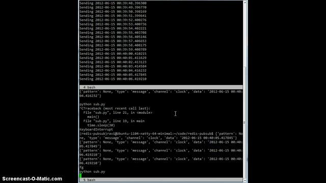 Non blocking Redis PubSub in Python смотреть онлайн