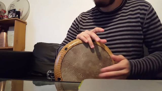 Darbuka 7/8 rhythm demonstration (kalamatianos) смотреть онлайн