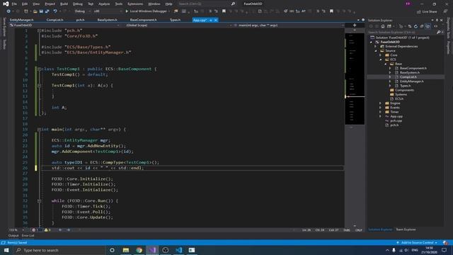 OpenGL Game Engine ImGui | Entity Component System | ECS смотреть онлайн