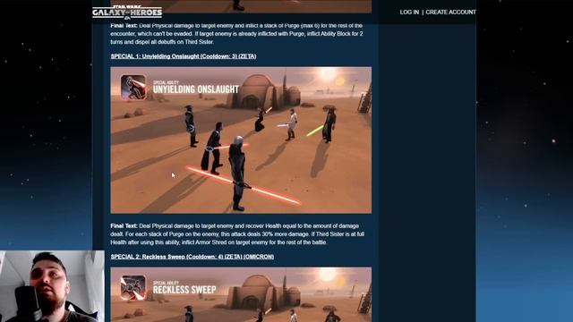 НОВЫЙ ПЕРСОНАЖ! Рева, Третья сестра - SWGOH смотреть онлайн