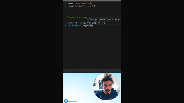 WTF does the extends keyword in Typescript? смотреть онлайн