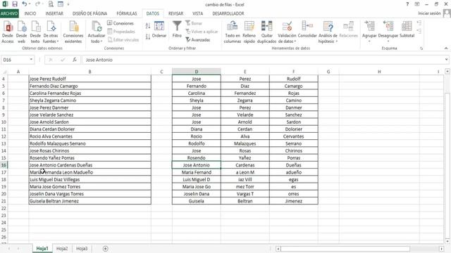 ✔Aprende a SEPARAR PALABRAS de una celda EXCEL y distribuirlas en COLUMNAS ? paso a paso смотреть онлайн