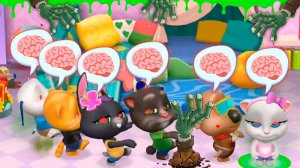 ТОМ стал ЗОМБИ НЕ играй в МОЙ ГОВОРЯЩИЙ кот ТОМ и друзья Во всем виноват ОГОРОД #Том