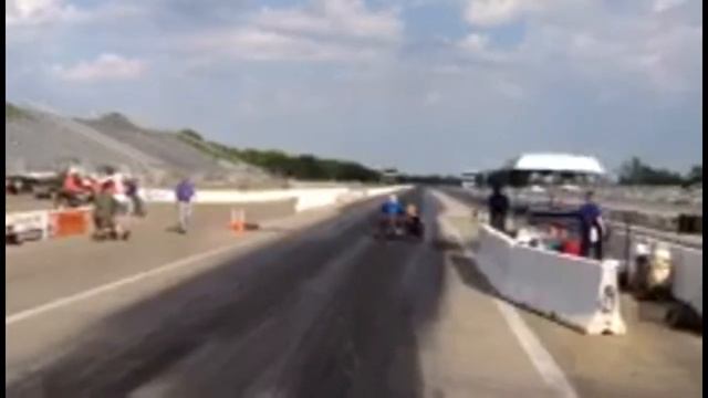 David Barron testing the Underdahl Suzuki. Drag bike смотреть онлайн