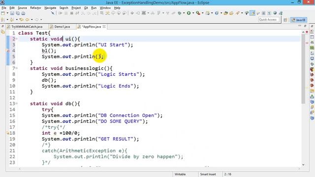 ExceptionHandling Part-2 смотреть онлайн