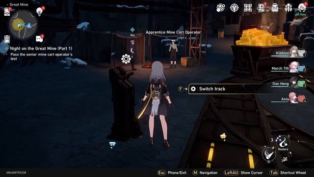 Honkai Star Rail night on the great mine part 1 side mission guide / walkthrough смотреть онлайн