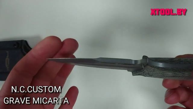 Нож N.C.CUSTOM Grave Micarta - распаковка смотреть онлайн