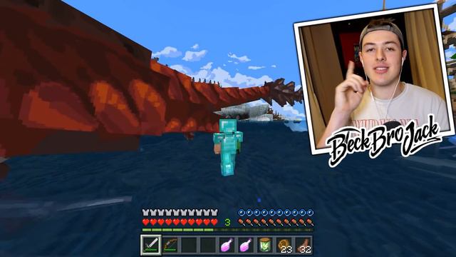 TAMING a LEGENDARY ICE DRAGON in MINECRAFT! смотреть онлайн