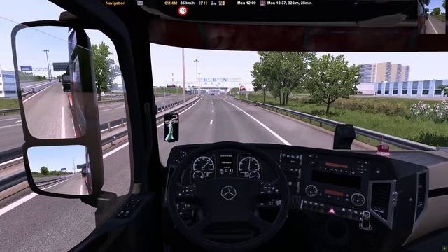 ETS2 1.48.5 MAP COMBO RusMap 2.48 | Mercedes-Benz MP4 | Luga - Saint Petersburg | 2K 1440p