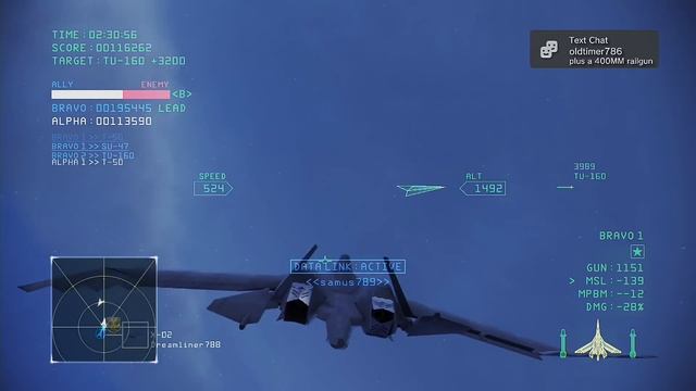 Ace Combat Infinity: Moscow HARD 4 players, no bots (S Rank) смотреть онлайн