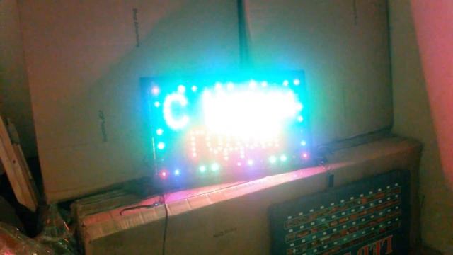 Светящаяся led табличка "С новым годом" смотреть онлайн