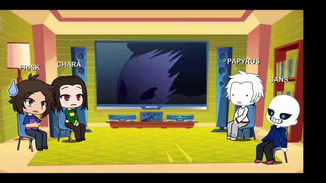 Undertale reacts to echo animation смотреть онлайн