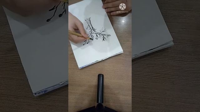 Рисую дерево за 1,25 минут смотреть онлайн