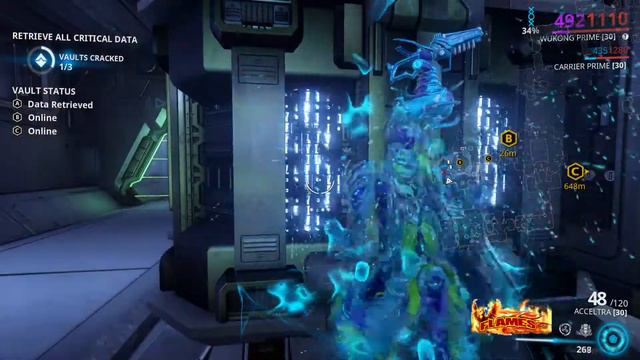 Warframe Valac (Europa) Mission Spy level 80-100 смотреть онлайн