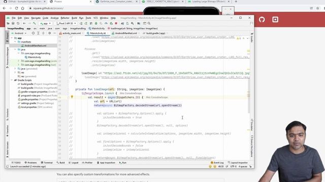 Bitmap Scaling - Loading huge images in Android Studio смотреть онлайн
