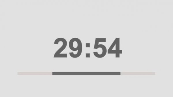 60 minute countdown timer with signal / 1 hour timer