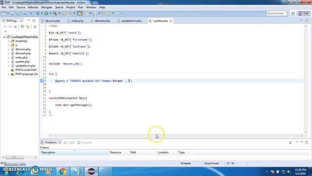 Crud Project Use Php Data Objects Part 8 смотреть онлайн
