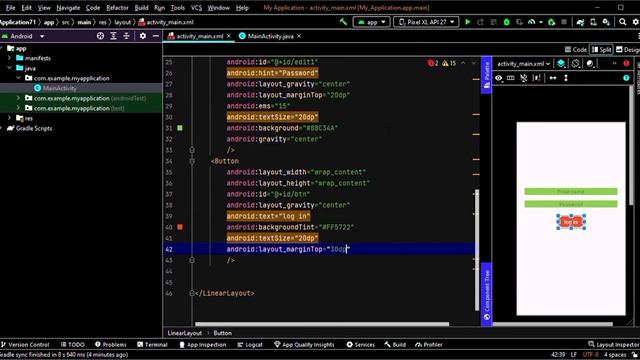 Android studio, log in page create, onclick button and go for next page( log in page kaise bnaye) смотреть онлайн