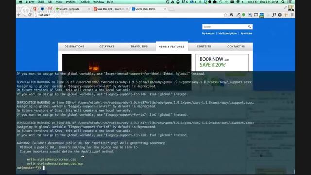Sass Bites #21 - Source maps and Chrome Workspaces смотреть онлайн