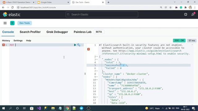 A Basic CRUD Operation Demo On Elasticsearch Using Kibana смотреть онлайн