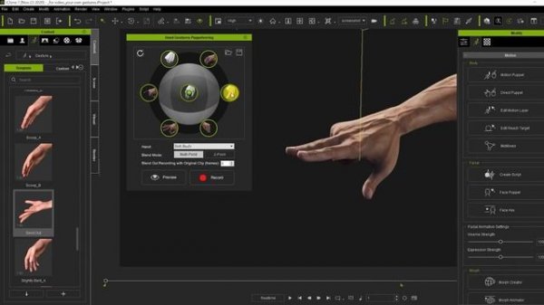 Hand Gesture Puppeteering v2.0 - iClone Python Plugin (FREE)