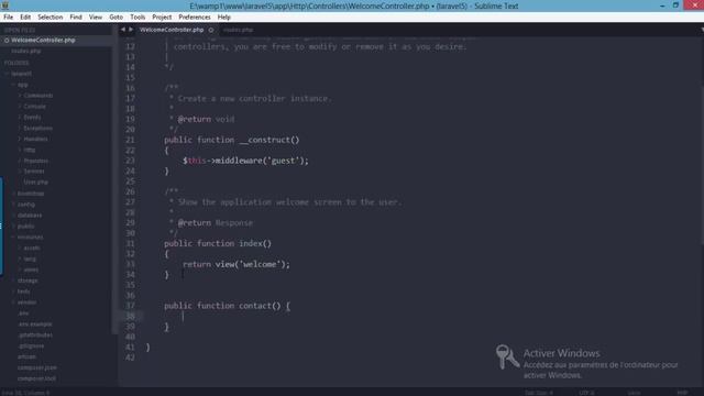 Routes Controller et Vue en Laravel 5 part #02 смотреть онлайн