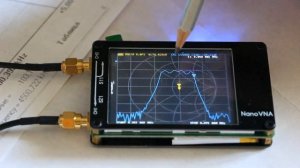Измерение параметров кварцевого фильтра с помощью прибора NanoVNA