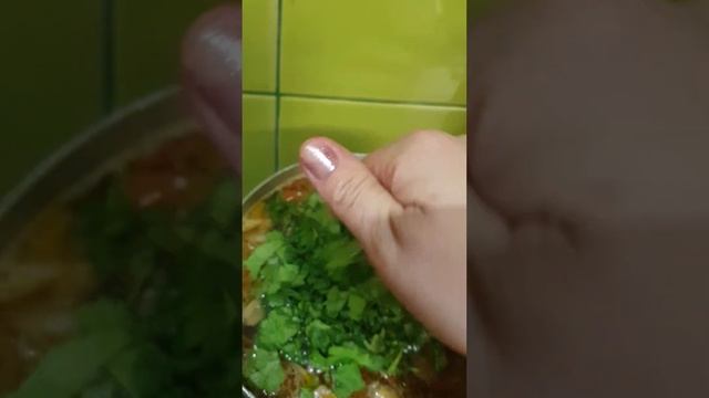 Постный грибной суп.