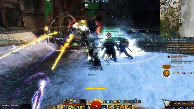 GW2 WvW JQ Epic Leap fighter Baltaïr & Lectell-CMD & Cloud Fly-CMD VS HB Guild смотреть онлайн