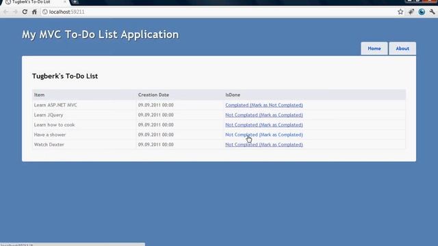 [Demo Video] Working With JQuery Ajax API on ASP.NET MVC 3.0 - Power of JSON, JQuery... смотреть онлайн