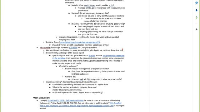 Kubernetes SIG Release смотреть онлайн