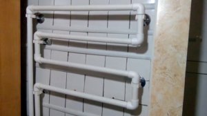 Полотенцесушитель из труб пвх