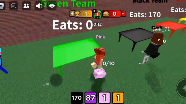 Игра называется:Ешьте цветную еду