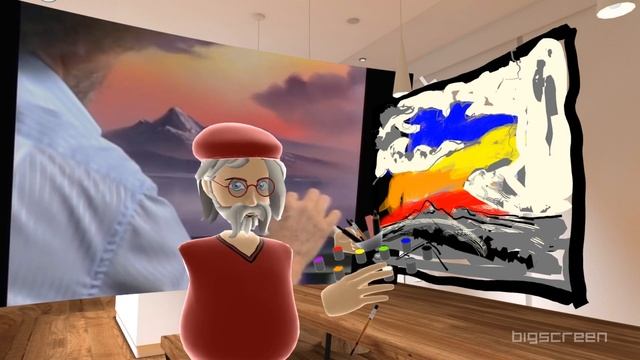 Painting together with Bob Ross in VR! смотреть онлайн