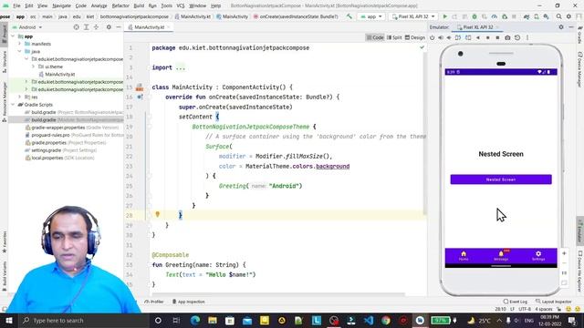 Jetpack Compose Bottom Navigation | MAD Series | Dr Vipin Classes смотреть онлайн
