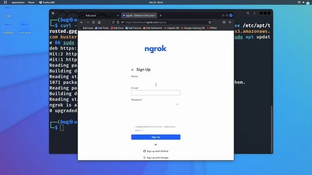 how to install and use ngrok in kali linux | ngrok in kali linux смотреть онлайн