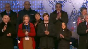 Выход сборной России на церемонии открытия Олимпиады Сочи, 07 02 14