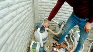 Сравнение двух фильтров с Кварцевым песком и Стеклянным песком для бассейна intex