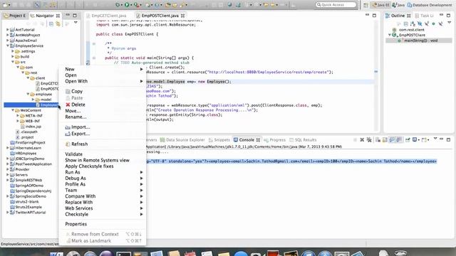 Part 2: Create CRUD Web Service Client Using Jersey смотреть онлайн