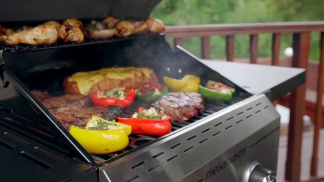 Megamaster 2 Burner Propane Gas Grill: Features смотреть онлайн